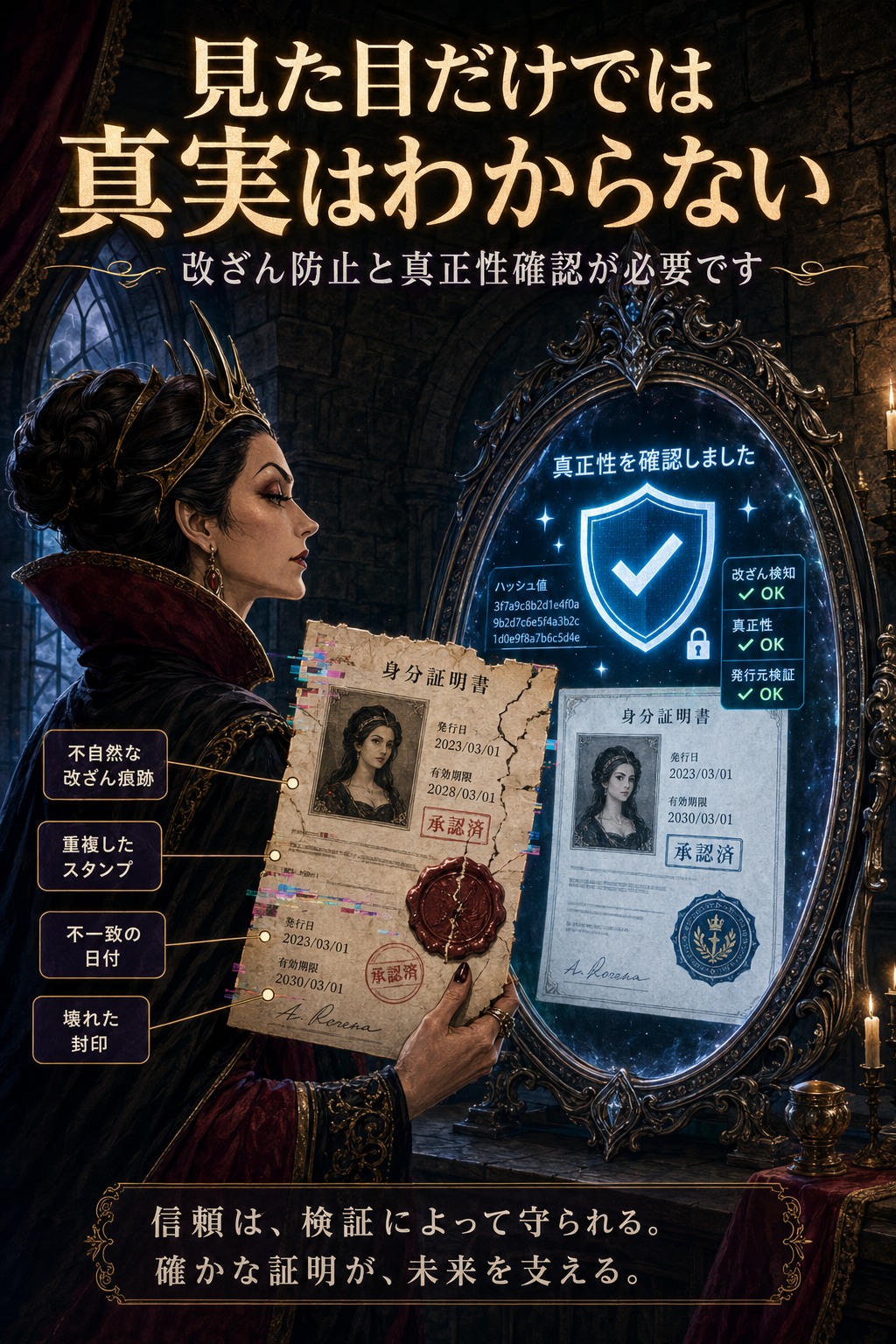 電子小黒板の設定画面